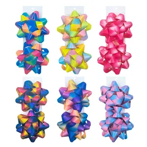 Gradient Star Gift Bows Manufacturer - Custom Ribbon Pull Bows thumbnail-1