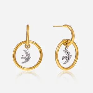 Exaggerated Hip Hop Style Drop Oil Flower Stud Earrings - Custom Jewelry thumbnail-5
