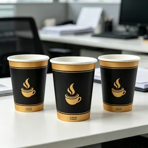 Biodegradable Single Wall Paper Cups for Office Break Rooms thumbnail-4