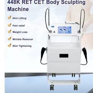 Beauty Salon Monopolar RF Tecar Therapy Device for Body Contouring and Slimming thumbnail-4