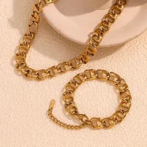 OEM Stainless Steel Necklace 316L Polished Finish 18-Inch Chain Custom Logo Packaging Low MOQ Factory Direct thumbnail-2