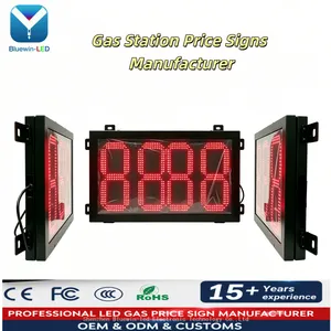 Manufacturer 7 Segments LED Display Remote Control Led Digital Gas Price Sign for Petrol Station Gas Price Display 6~64 Inch thumbnail-1