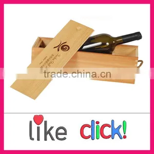 Natural Wooden Wine Box Plain Wooden Wine Boxes thumbnail-1