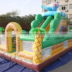 Funny Slide Plato Slide Blue Spirit Fairy Slide Popular Inflatable Slide thumbnail-3