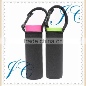 Fashion Creative Design Black Neoprene Coffee Sleeve/ Can Cooler With Handle for Promotion thumbnail-1