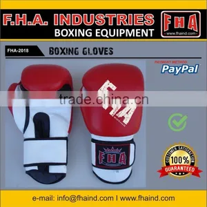 Fight Leather Boxing Gloves Professional Boxing Equipment by FHA INDUSTRIES SIALKOT PAKISTAN thumbnail-1