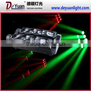8 Pcs Rgbw 4 In1 White 10w Led Disco Beam Spider Light 8x10w Led Pixel Beam Moving Bar Light thumbnail-1