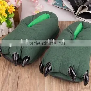 Plush Big Foot Slippers/Indoor Plush Animal Tiger Slippers/plush Animal Slippers thumbnail-1