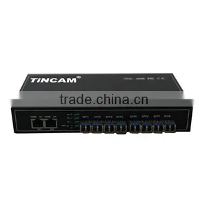 10 Port 10/100/1000Base-Tx to 1000Base-Fx Fiber Converter thumbnail-2