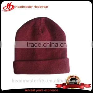 Custom High Quality Colorful Knitted Woolen Beanie Hat Winter Hat thumbnail-1