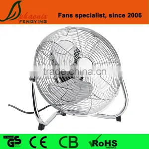 High Velocity Air Cooling Chromed Floor Fan thumbnail-1