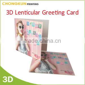Lovely Design 3D Lenticular Printing Valentine Greeting Cards thumbnail-5