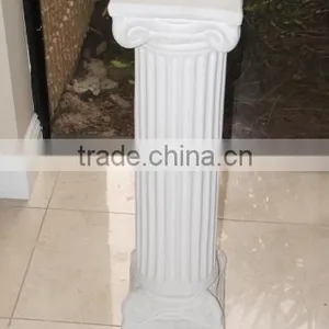 Natural Stone Decorative Veneer Pillar and Column With Flower Carved thumbnail-3