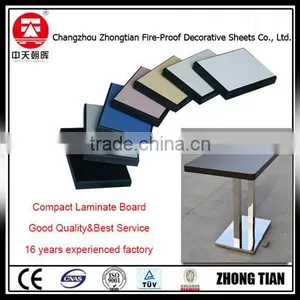 2-30mm Thick Countertop High Pressure Laminate Board Fireproof Board Compact Laminate Board thumbnail-1