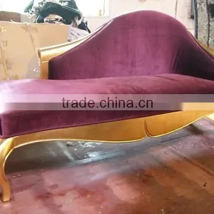 Antique Style PU Leather Chaise Lounge XY2433 thumbnail-1