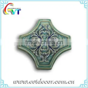 Porcelain Plate With Flower Pattern Shaped thumbnail-1