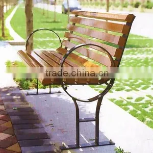 High Quality Non-fade and Low Maintenance Wood Plastic Composite Garden Bench thumbnail-1
