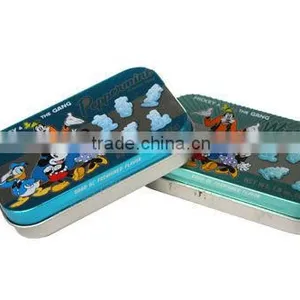 Rectangular Cool Candy Tin Box With Hinge thumbnail-1
