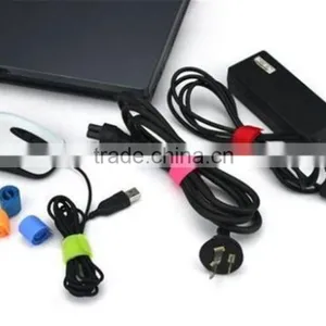 Wire Cable Marker Straps MultiPurpose Ties Hook Loop Computer Management thumbnail-5