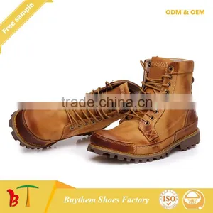 2014 Fashion Wholesale Handmade Sole Leather Men Shoes thumbnail-1