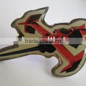 Plane Sticker Metal Pins With Epoxy thumbnail-1