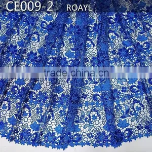 2015 CE009 African Lace With Chemical Lace Feature Handcut/ Guaranteed Quality thumbnail-2