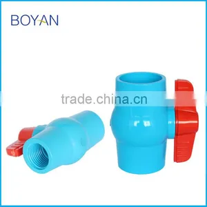 1/2" -6" Inch Plastic 2 Way Water Tap Connector Pipe Joint Ball Valve thumbnail-1