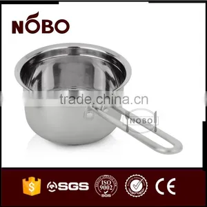 14/16cm Functional Ss201 Stock Pot With Glass Lid thumbnail-2