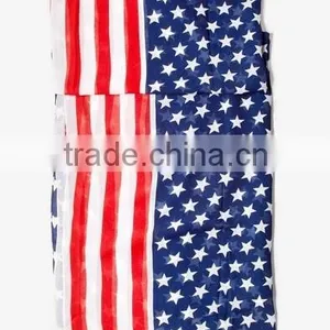 2014 American Flag Print Infinity Scarf Great Accessory for Your Outfit--Black Friday thumbnail-1
