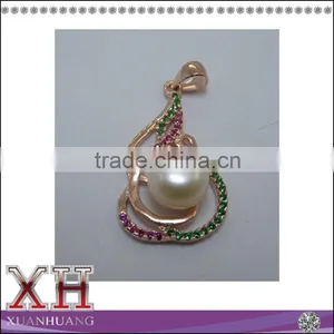 Made in China 925 Sterling Silver Cucurbit Shape Pearl Pendant thumbnail-1