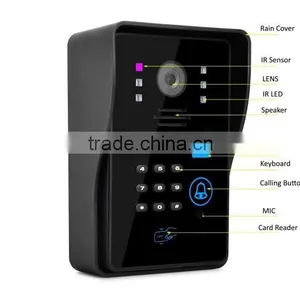 Wirelss WiFi Video Doorbell IP Door Camera Eye HD 720P Wireless Doorbell WiFi via Android IOS App Control Intercom thumbnail-5