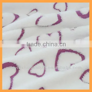 3D Coral Fleece Blanket Heart Design / Made in China thumbnail-1