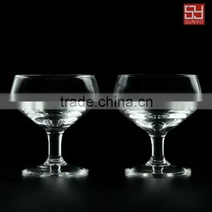Handblown Leadfree Crystal Customized Ice Cream Cup Manufacture Popular Model Luxury Club thumbnail-1