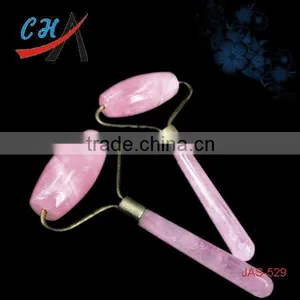 Brazil Rose Quartz Body / Foot Massage Roller thumbnail-1