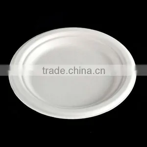 100% Eco-friendly Biodegradable Starch Tableware Pulp Plate Quality Choice thumbnail-2
