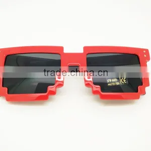 Custom Plastic Sunglasses Pixel Sunglasses 2016 thumbnail-4