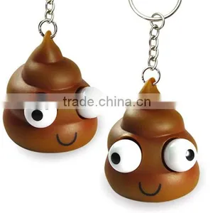 Promotional Gifts Eyes Pop Out Skull Keychain,Soft PVC Eyes Pop Out Keyring thumbnail-1