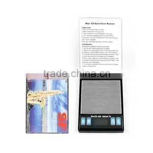 Digital Pocket Scale With Blue LCD Backlight 500 GRAMS MINI DIGITAL POCKET JEWELRY SCALE thumbnail-1