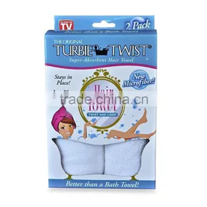 Microfiber Quick-dry Turban Twist Wrap Towel thumbnail-1