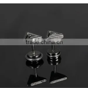 Hot Selling Product Professional Manufacturer Steel Triangle Shaped Earrings Quality Choice thumbnail-3