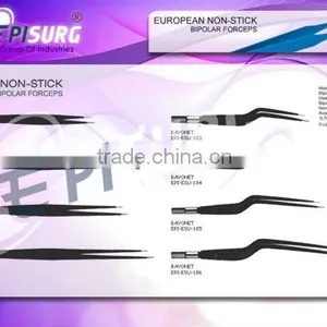 Straight Non Stick Bipolar Forceps European thumbnail-1