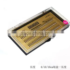 6pcs/strains Individual False Eyelash 8mm, 10mm, 12mm Guangzhou Eyelash Extensions thumbnail-2