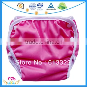 Beautiful Baby Swim Diapers Pul Swim Diaper Pants Reusable Swim Nappies thumbnail-3