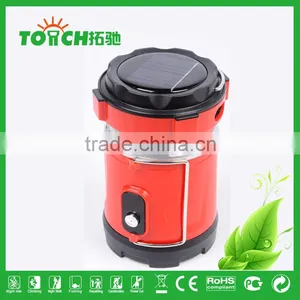 ABS Plastic LED Camping Lights for AA Battery Professional Portable Lighting Solar Rechargeable LED Camp Lamp With Charger thumbnail-4