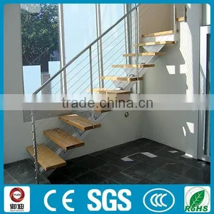Removable Economic Indoor Iron Wood Stair thumbnail-2