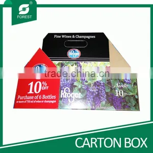6 PACK GRAPE WINE BOTTLE CARRIER BOX thumbnail-3