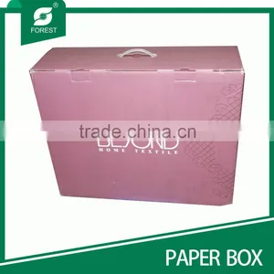 HANDLE CARTON FOR HOME TEXTILE WITH MATT LAMINATION SURFACE thumbnail-6
