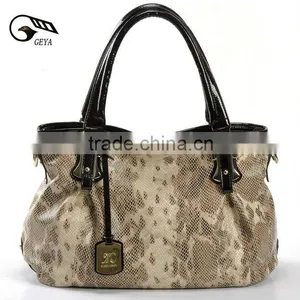 Summer Hot 2012! New Fashion Snake-Skin PU Handbag! thumbnail-1