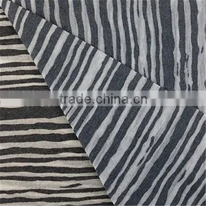 2015 Hot Selling Esse Textile Knitted Fabric T/R Striped Burnout Fabric for Clothes thumbnail-1