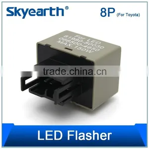Factory Promotion 12V Car LED Flasher Raly, LED Warning Canceller Auto Parts For Toyota LED Flasher 8P thumbnail-4